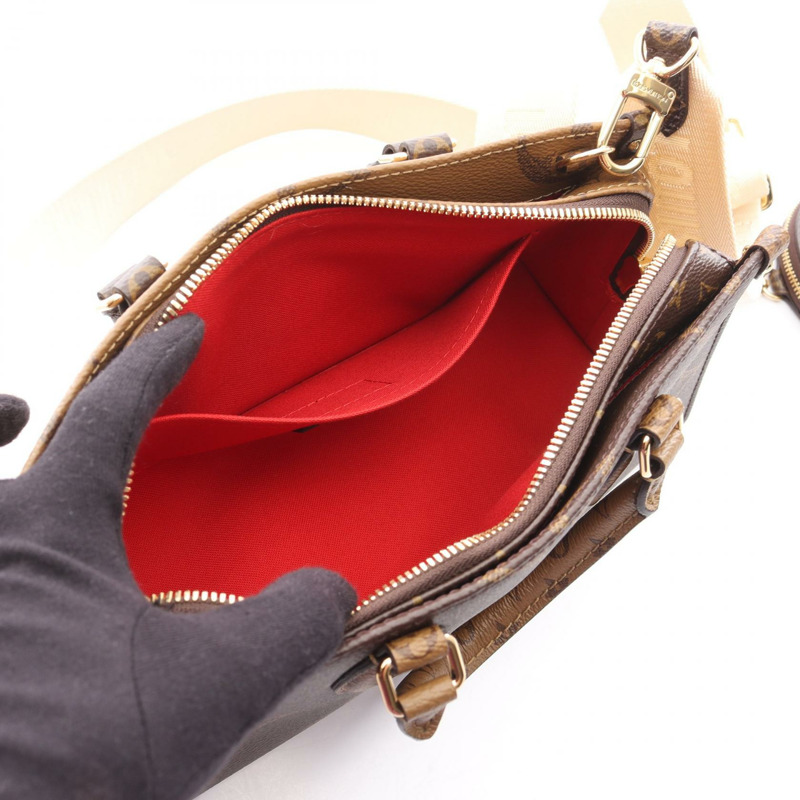 LOUIS VUITTON OntheGo EW 肩斜背包 手提包 M46653 Monogram Reverse-2