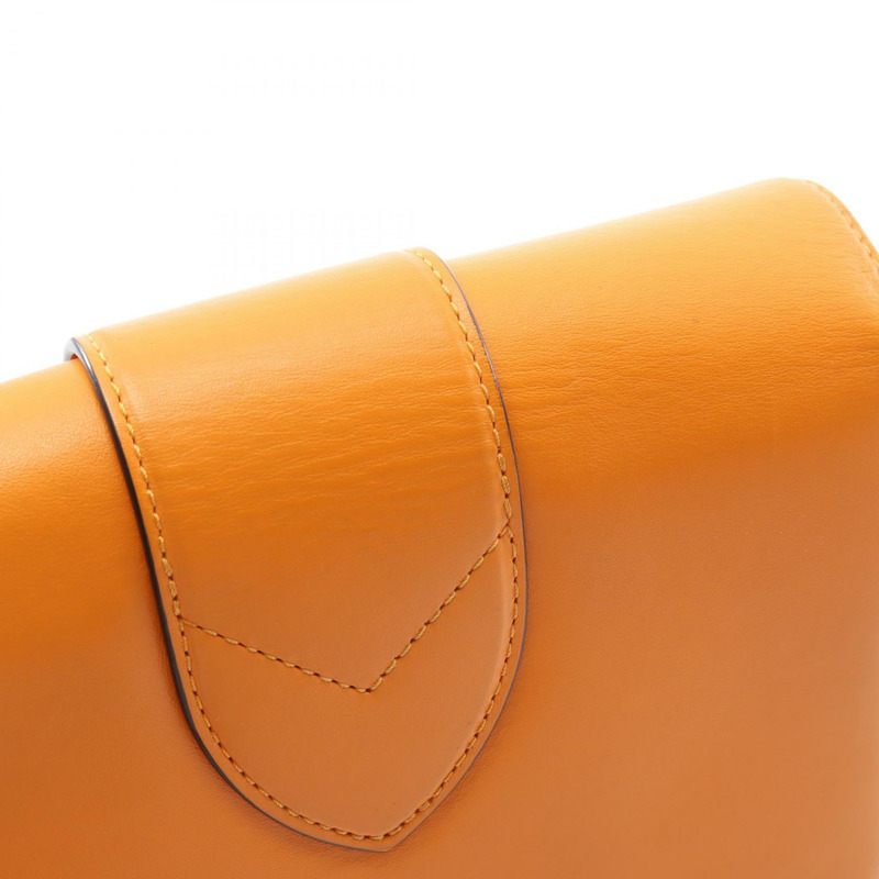 LOUIS VUITTON LV Pont 9 Neuf 單肩斜背包 M55946 皮革橙色二手-10