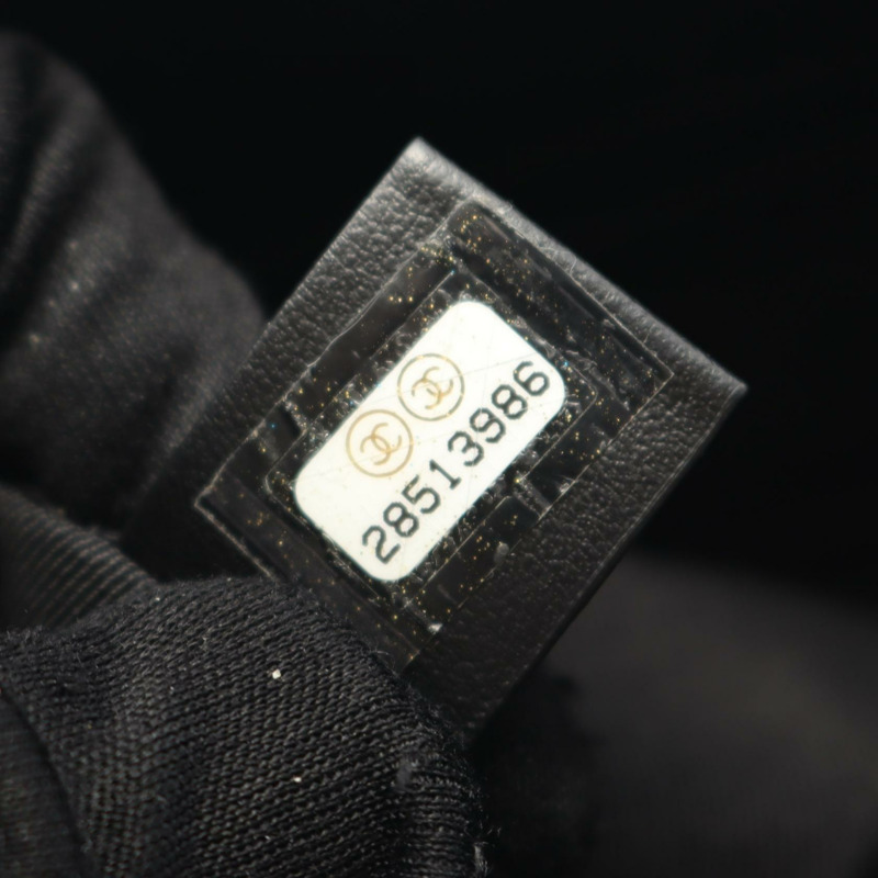 CHANEL Matelasse 托特鏈單肩包 AS0898 小牛皮 黑色 二手 GHW-4