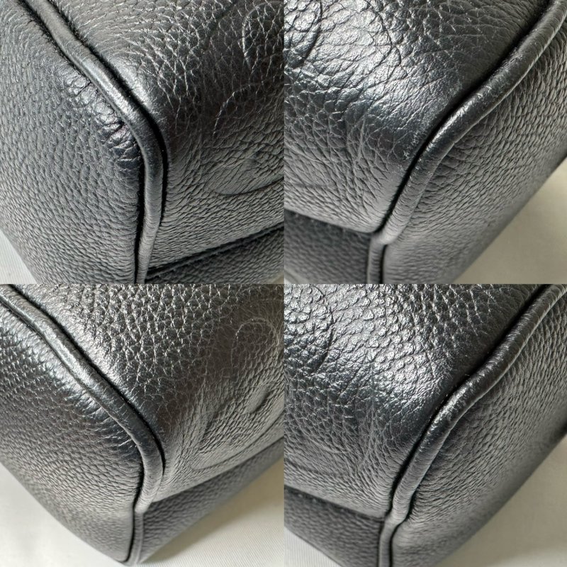 LV 全皮革黑壓紋Speedy 20-10