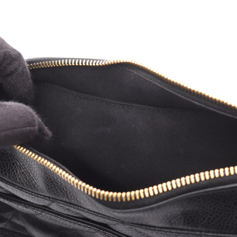 CHANEL Matelasse 單肩包 A20993 小牛皮 黑色 二手 GHW 女士-5