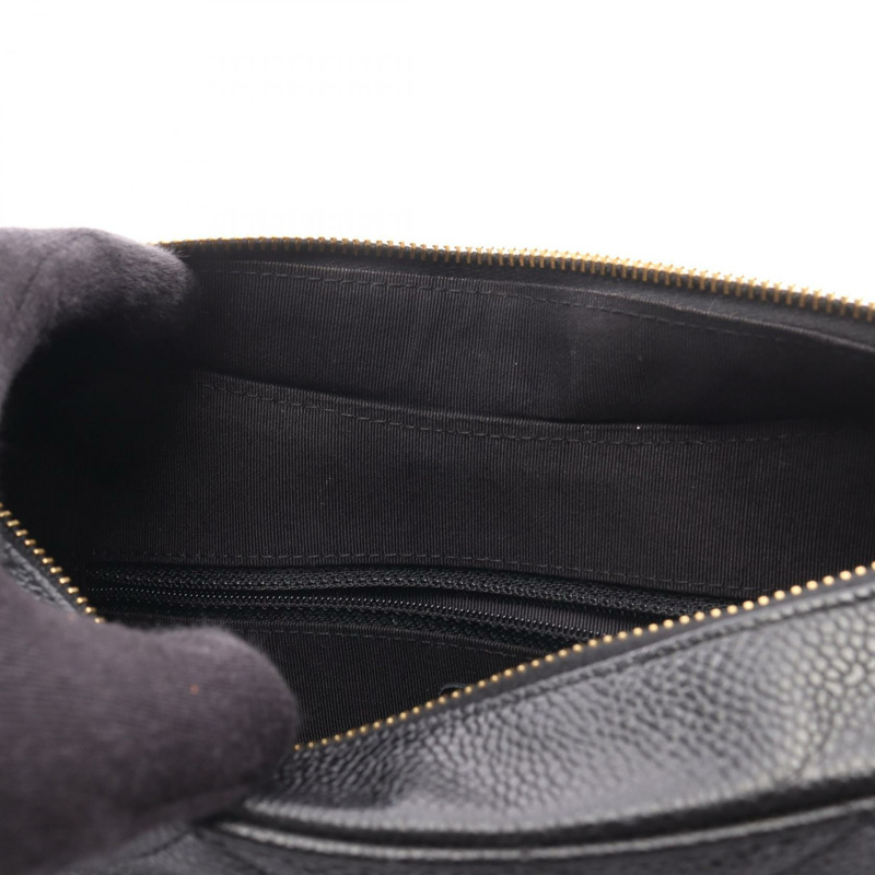 CHANEL Matelasse 單肩包 A20993 小牛皮 黑色 二手 GHW 女士-6