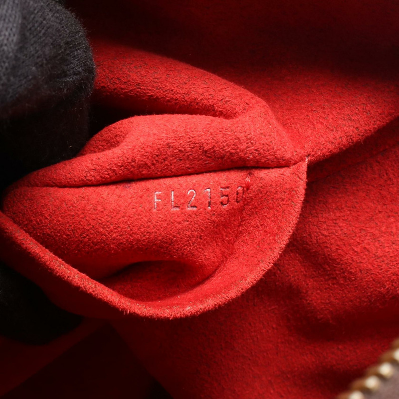 LOUIS VUITTON Trevi PM 單肩手提包 N51997 Damier Ebene 帆布二手 女士 LV-4