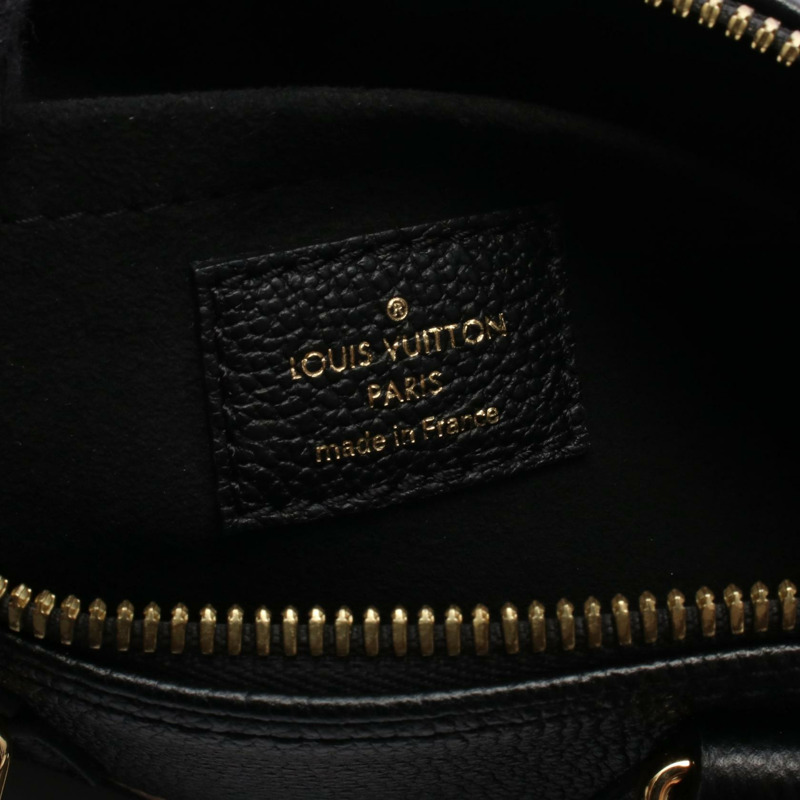 路易威登 Papillon BB 單肩手提包 M45980 Monogram empreinte 黑色 二手-3