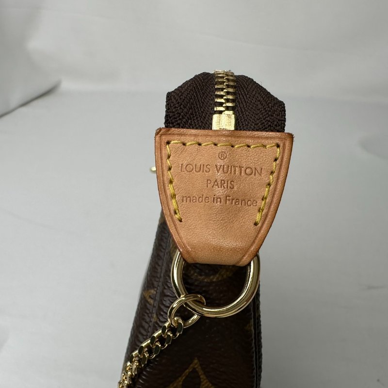 LV Mini老花鏈帶麻將包-7