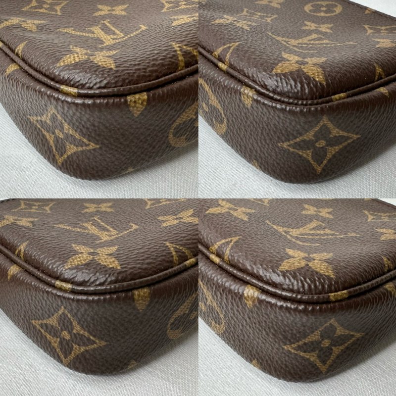 LV Mini老花鏈帶麻將包-10