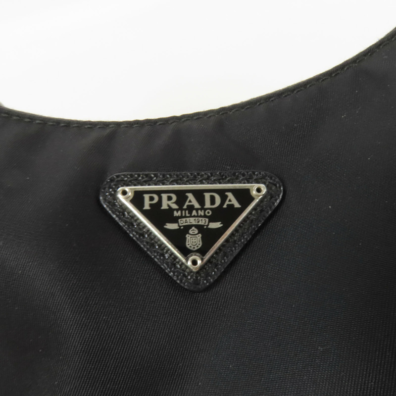 PRADA 尼龍Re-Edition 2005銀扣手挽肩背兩用袋-9