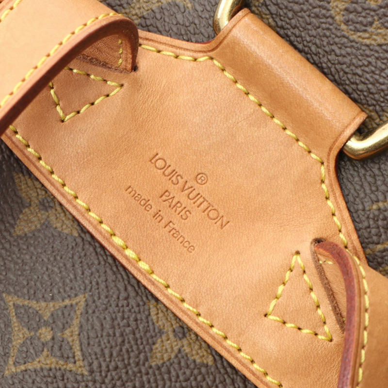 LOUIS VUITTON Montsouris 中型背包 M51136 字母帆布皮革二手 LV-3