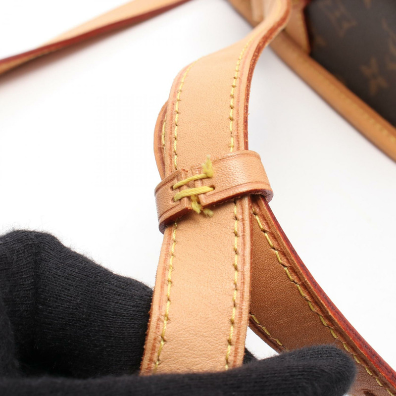 LOUIS VUITTON Sologne 單肩包 M42250 Monogram 帆布皮革棕色二手 LV-6