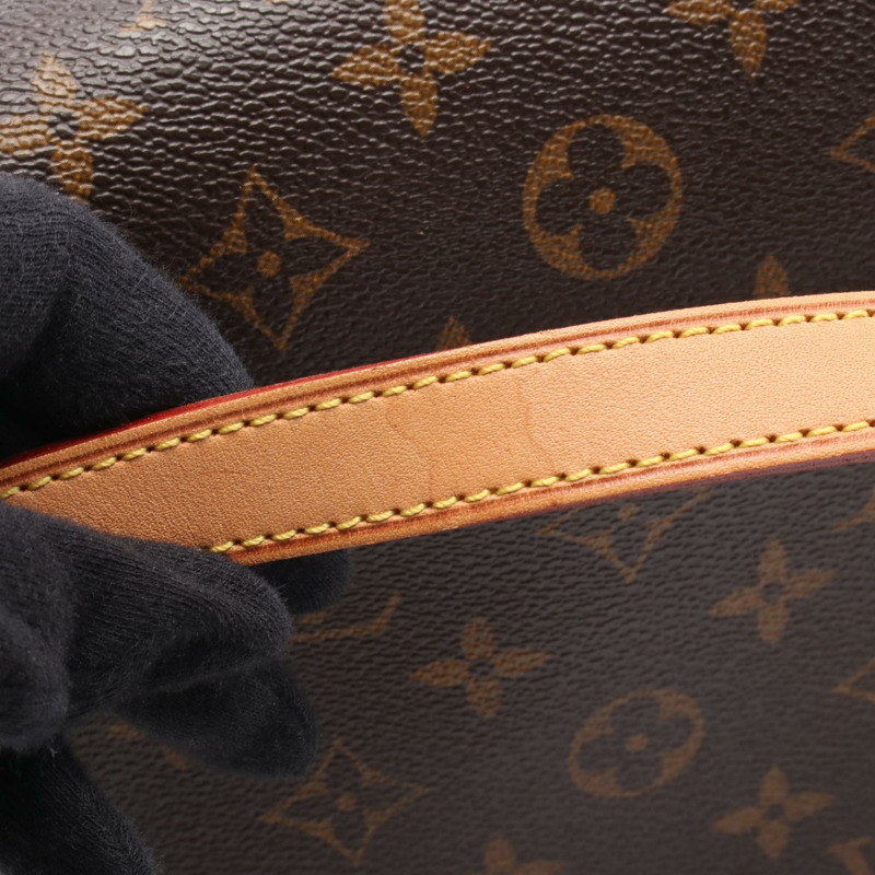 LOUIS VUITTON Sologne 單肩包 M42250 Monogram 帆布皮革棕色二手 LV-8