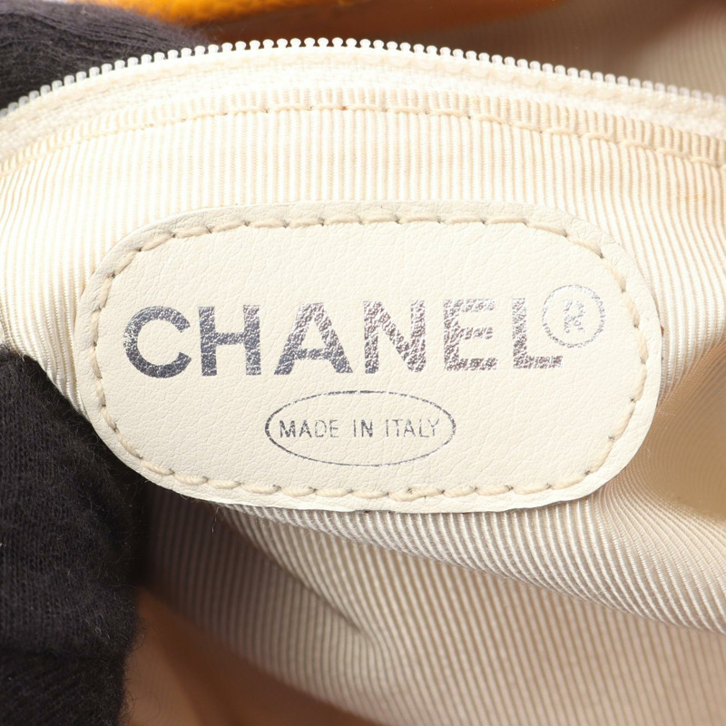 CHANEL Matelasse Rucksack 背包 小牛皮 橘色 二手 女款 COCO CC-3