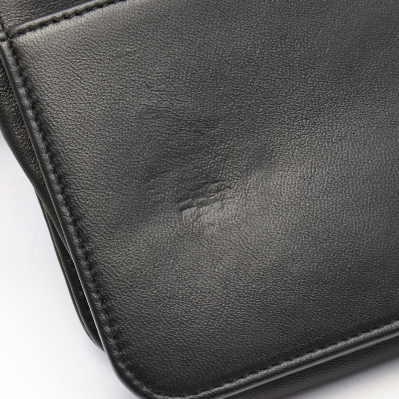 CHANEL Boy Chanel 人字形 V 型針腳鏈條單肩斜背包 小羊皮 GHW CC-5