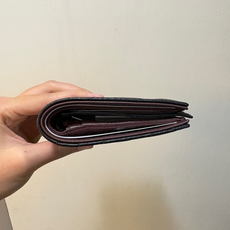 Chanel 黑金荔枝護照中夾-4