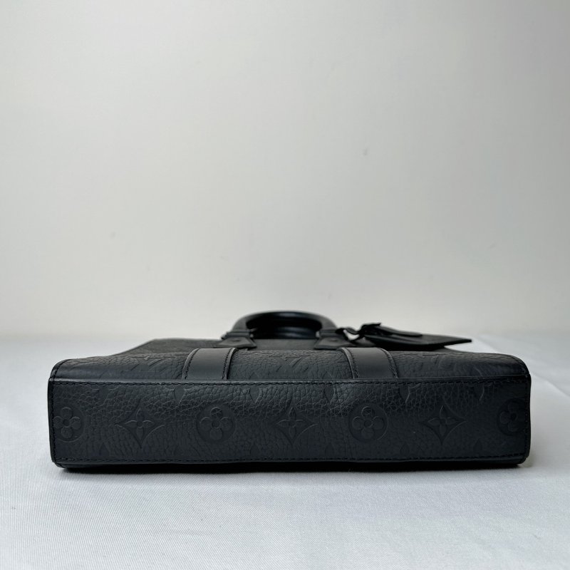 LV Sac Plat皮革壓紋手提包-9