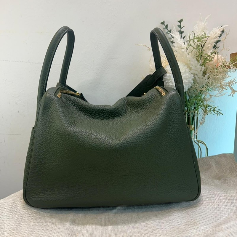 Hermes Lindy 30 英國綠-1