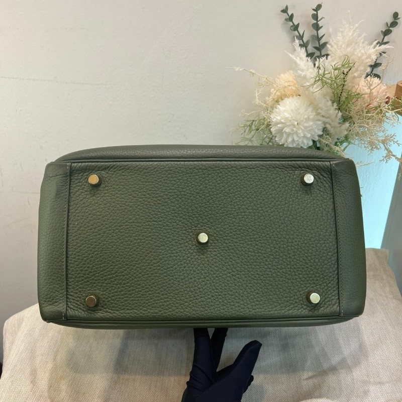 Hermes Lindy 30 英國綠-4