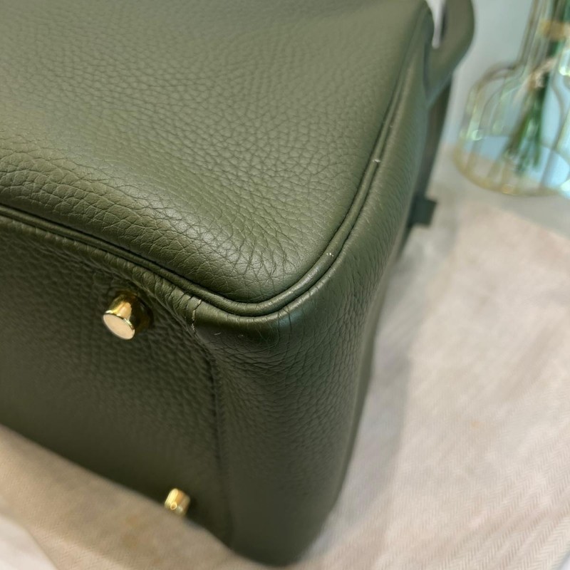 Hermes Lindy 30 英國綠-7