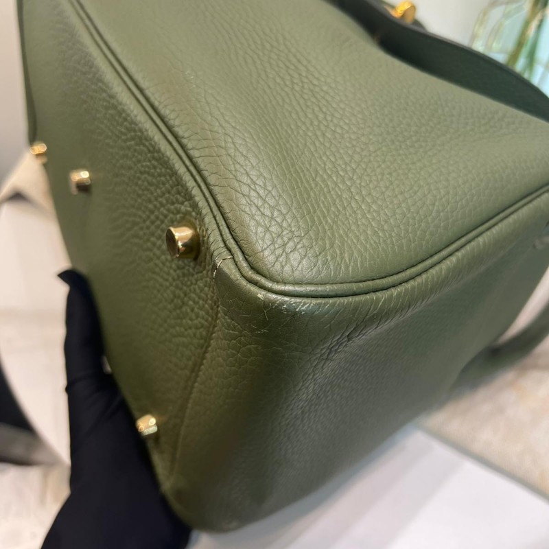 Hermes Lindy 30 英國綠-9