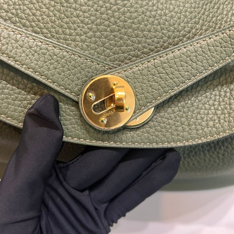Hermes Lindy 30 英國綠-11