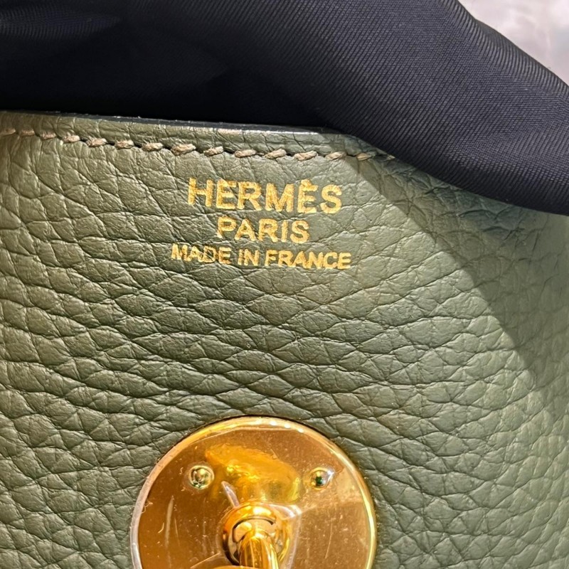 Hermes Lindy 30 英國綠-14