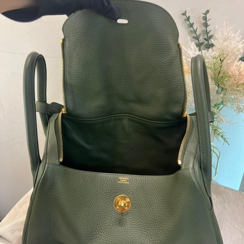 Hermes Lindy 30 英國綠-18
