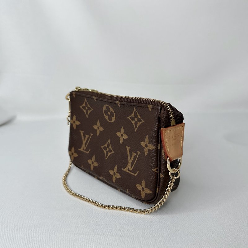 LV Mini老花鏈帶麻將包-2