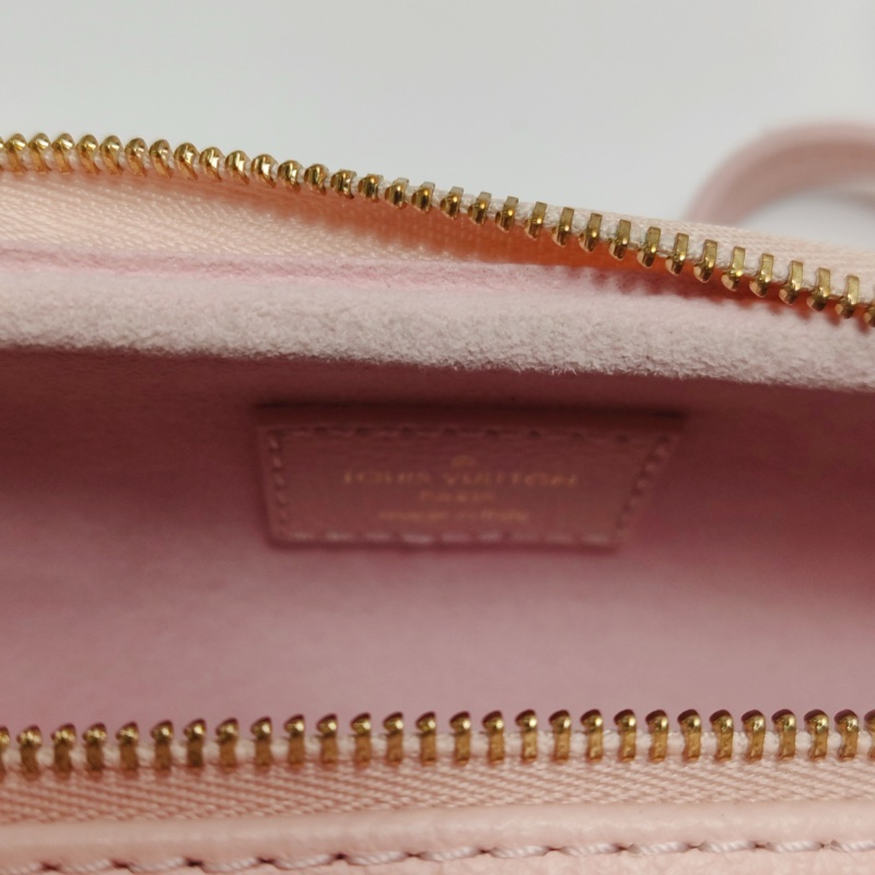 LV限定款漸變櫻花粉mini bumbag牛皮迷你腰包-9