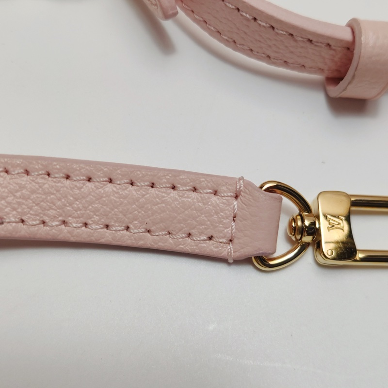 LV限定款漸變櫻花粉mini bumbag牛皮迷你腰包-10