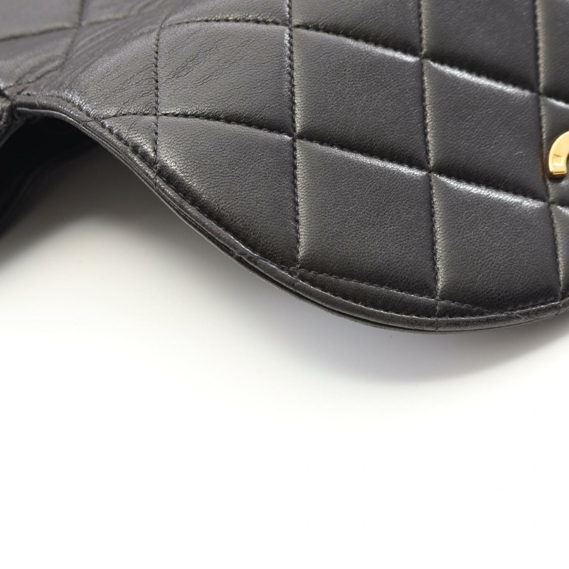 CHANEL Matelasse 鏈條背包 A10177 小羊皮 BK 二手 女款 GHW-8
