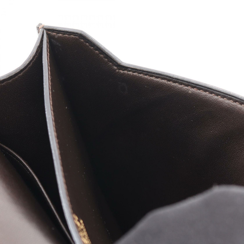 愛馬仕 單肩斜背包 盒形小牛皮 棕色 二手 女款 GHW-5