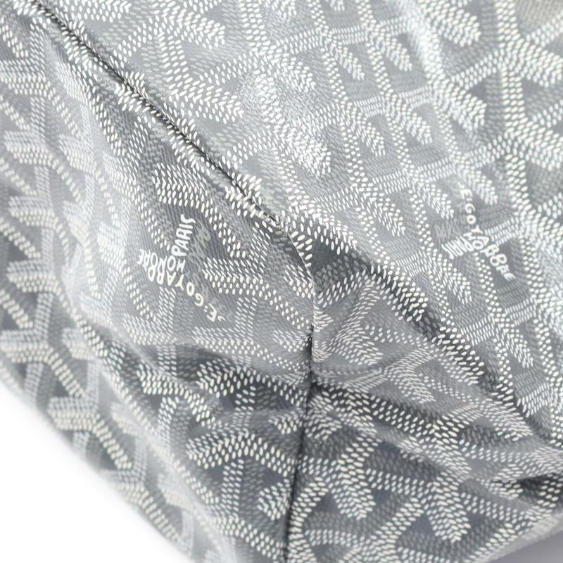 GOYARD Saint Louis PM 手袋 帆布 皮革 灰色 多色 二手 女士-4