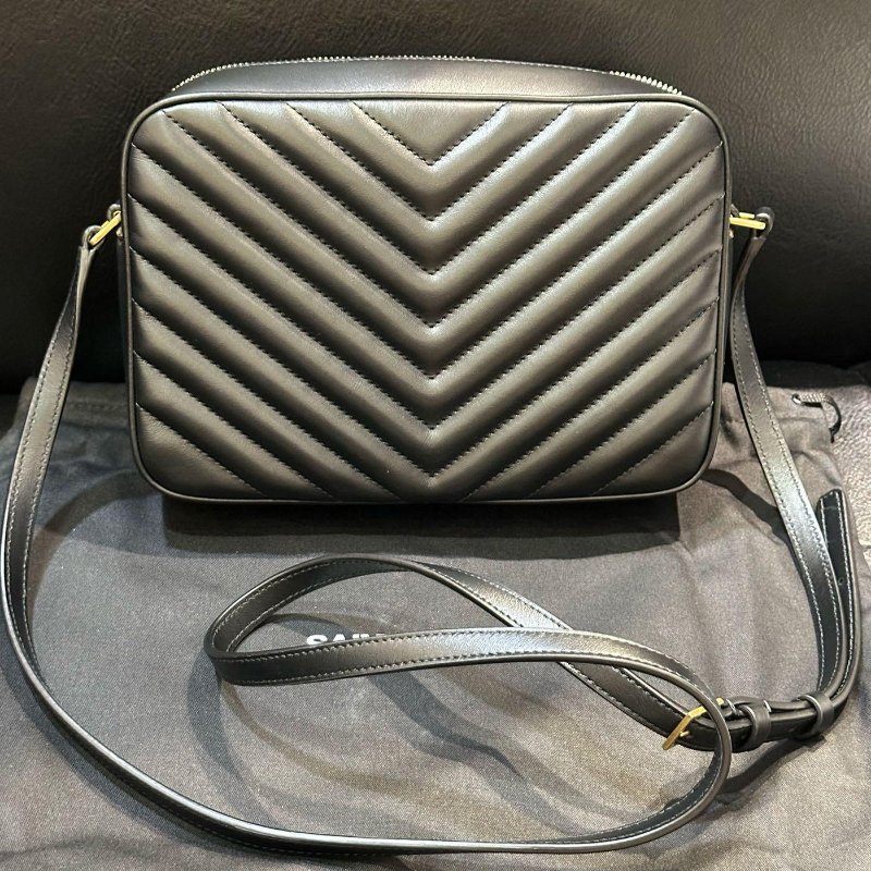 YSL SAINT LAURENT 小羊皮 鍊條 相機包  612544 現貨 原價55000-7