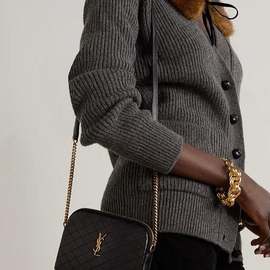 YSL SAINT LAURENT GABY 小羊皮 鍊條包 側背包 733667 現貨 原價40700-1