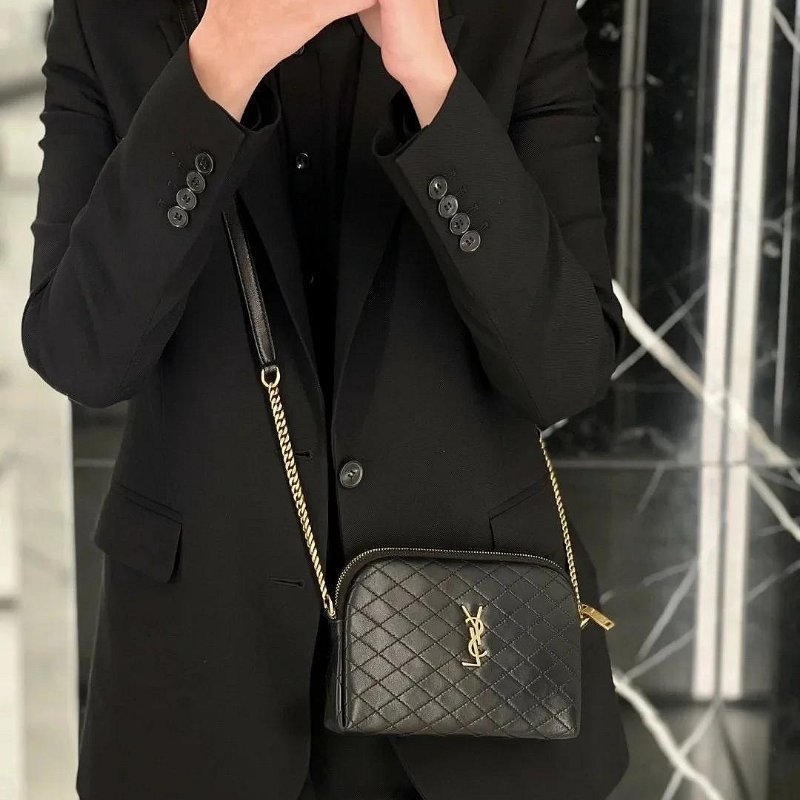 YSL SAINT LAURENT GABY 小羊皮 鍊條包 側背包 733667 現貨 原價40700-2