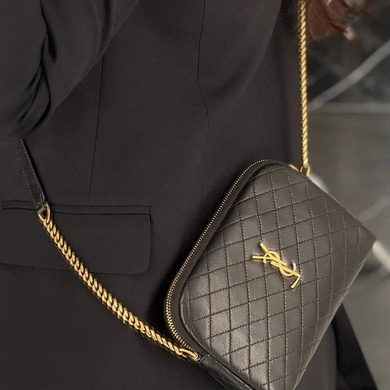 YSL SAINT LAURENT GABY 小羊皮 鍊條包 側背包 733667 現貨 原價40700-5