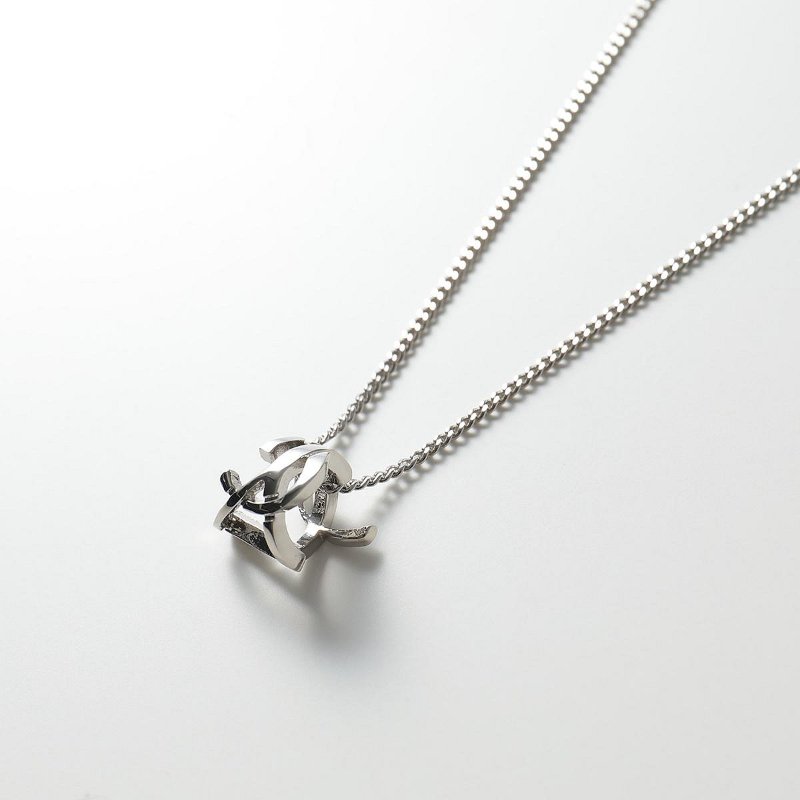 💎Han's house精品服飾💎SAINT LAURENT 聖羅蘭 YSL 金屬 項鏈 義大利製 現貨 原價14000-0