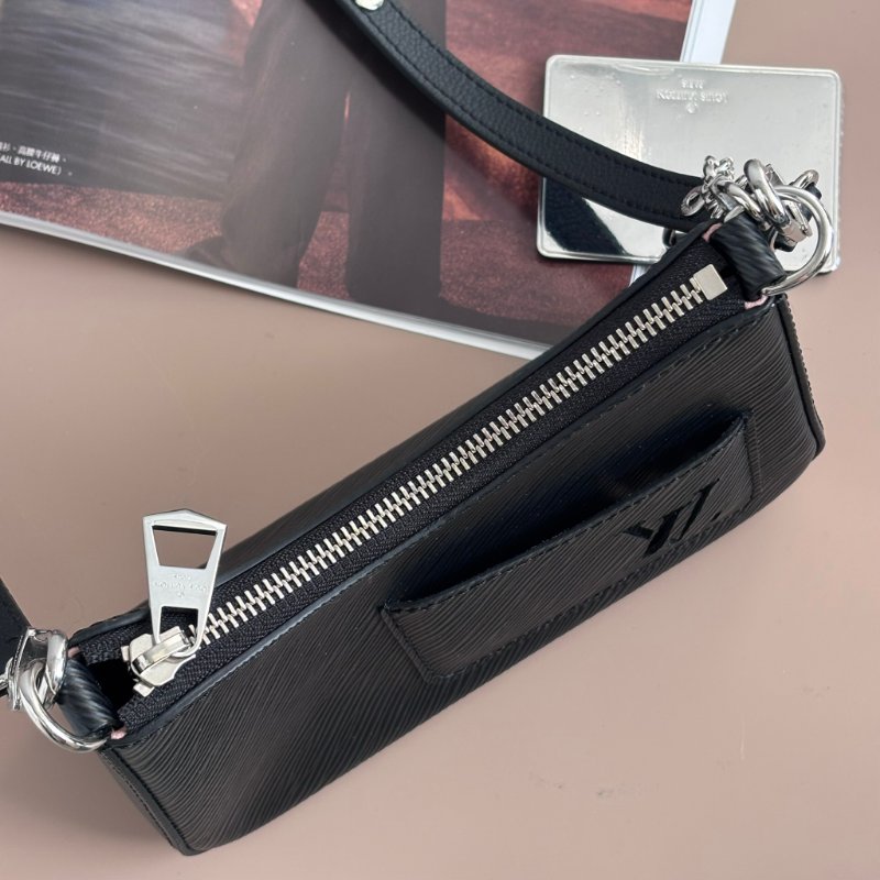 ::LOUIS VUITTON:: LV M20998 Marellini 黑色Epi牛皮二合一小斜背包-2