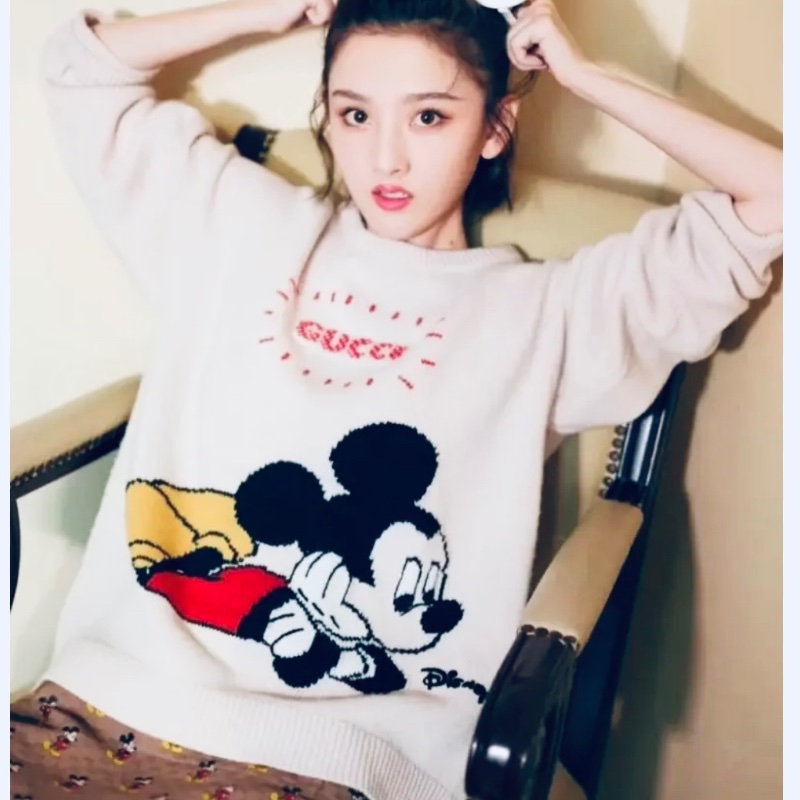 ❤️ GUCCI 迪士尼聯名款米奇圓領毛衣-1