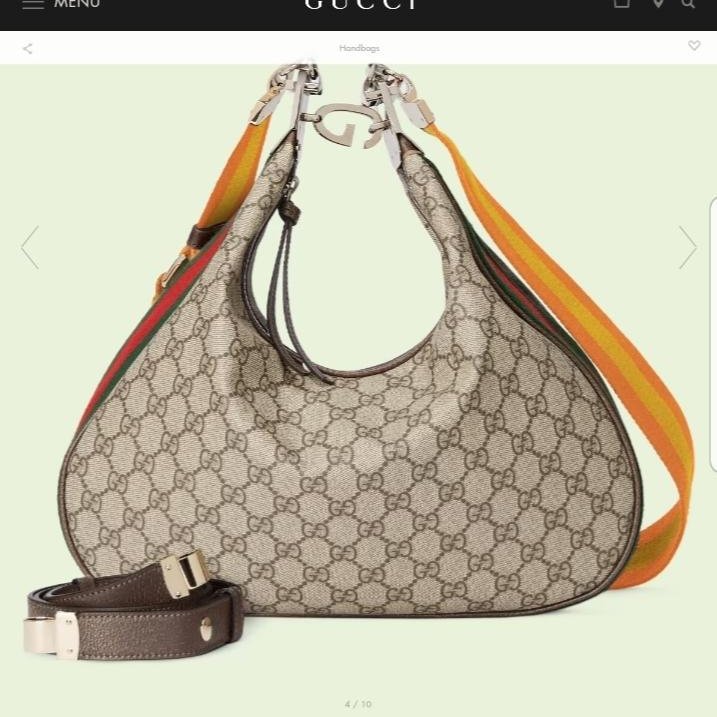 GUCCI Attache 702823 多種揹法 斜背包 原價92000-1