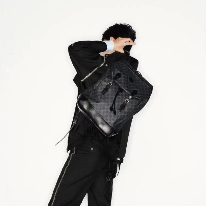 GUCCI 古馳 GG Supreme 後背包 現貨 原價65500-3