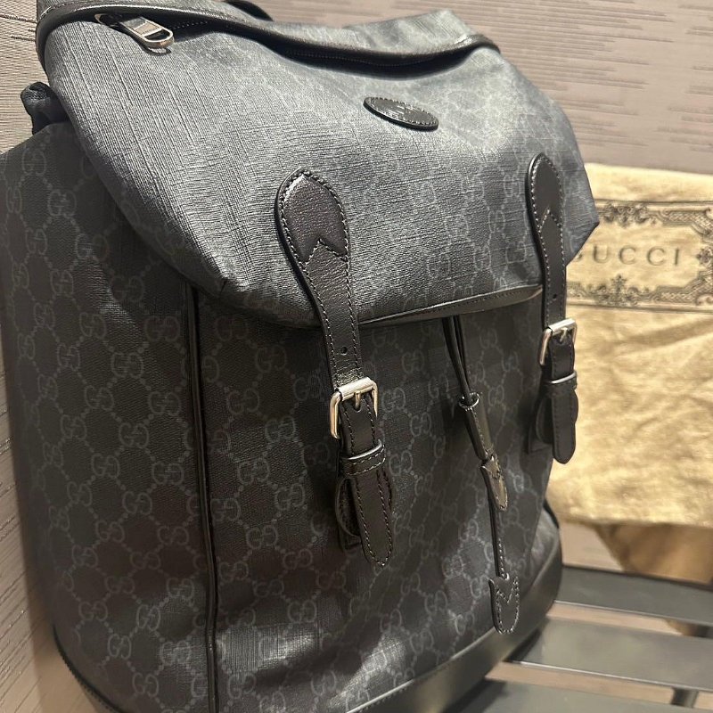 GUCCI 古馳 GG Supreme 後背包 現貨 原價65500-8