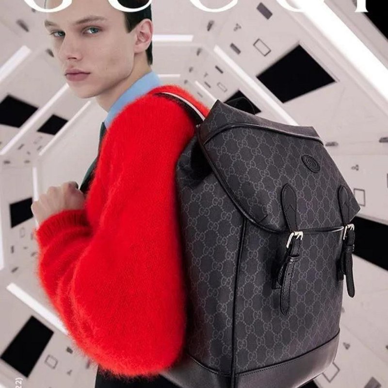 GUCCI 古馳 GG Supreme 後背包 現貨 原價65500-9