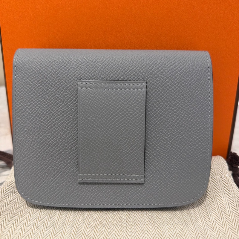 全新Hermes slim新色木偶灰銀扣-7