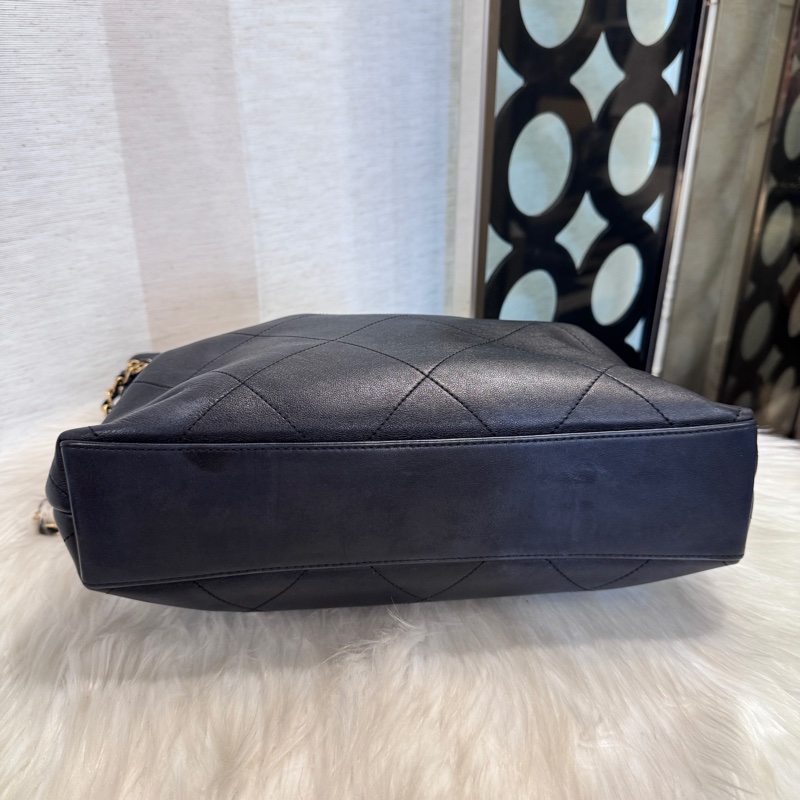 Chanel Tote Bag 黑牛皮手提肩背包-5