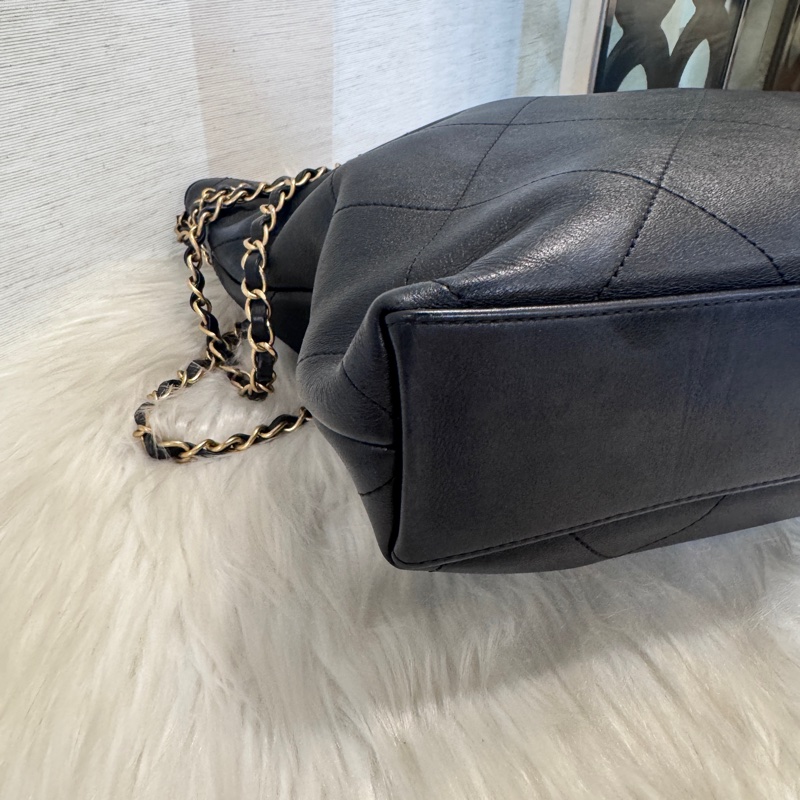 Chanel Tote Bag 黑牛皮手提肩背包-6