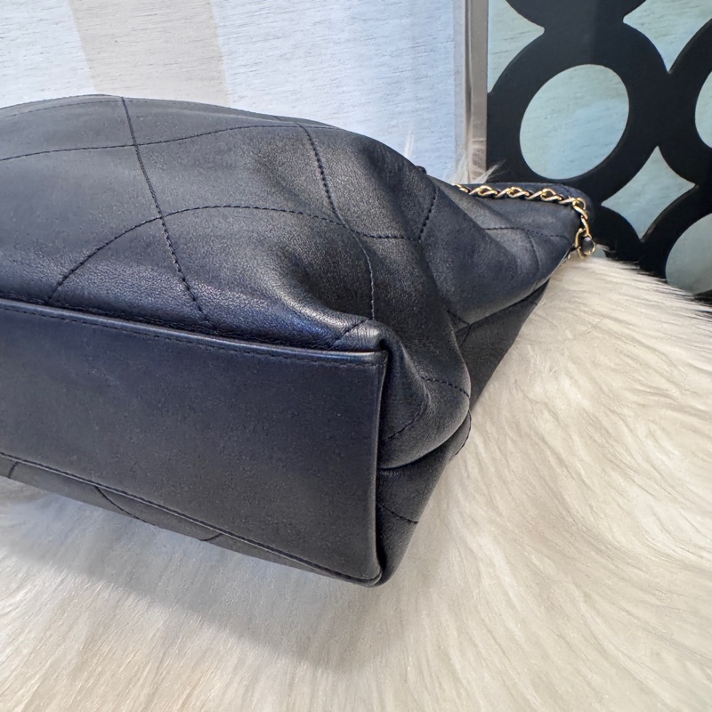 Chanel Tote Bag 黑牛皮手提肩背包-7