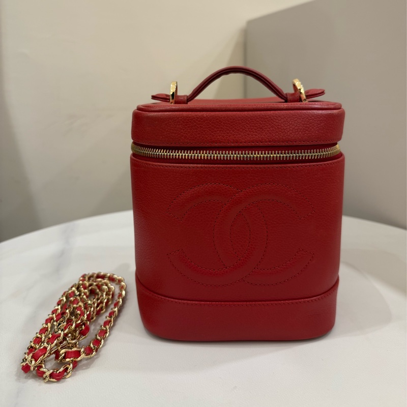 chanel vintage化妝箱 丞琳同款古董包-0