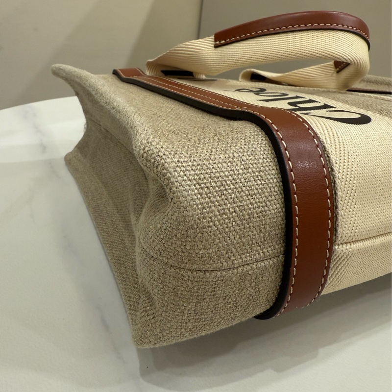 （包況漂亮近新）chloe woody 托特包小號-3