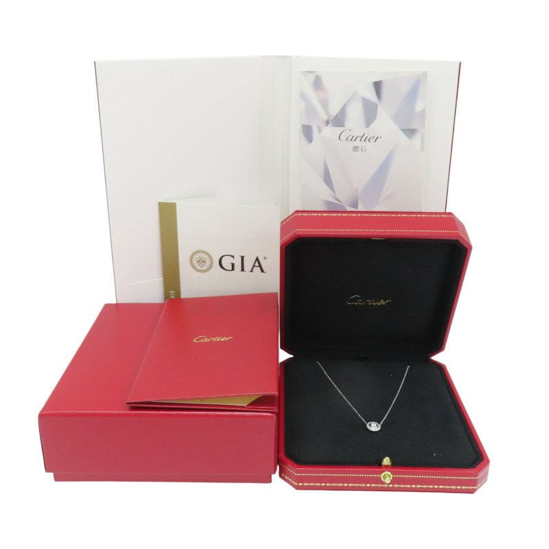 18K白金 鑽石 d'Amour 項鍊【Cartier 卡地亞】 N7406700-8