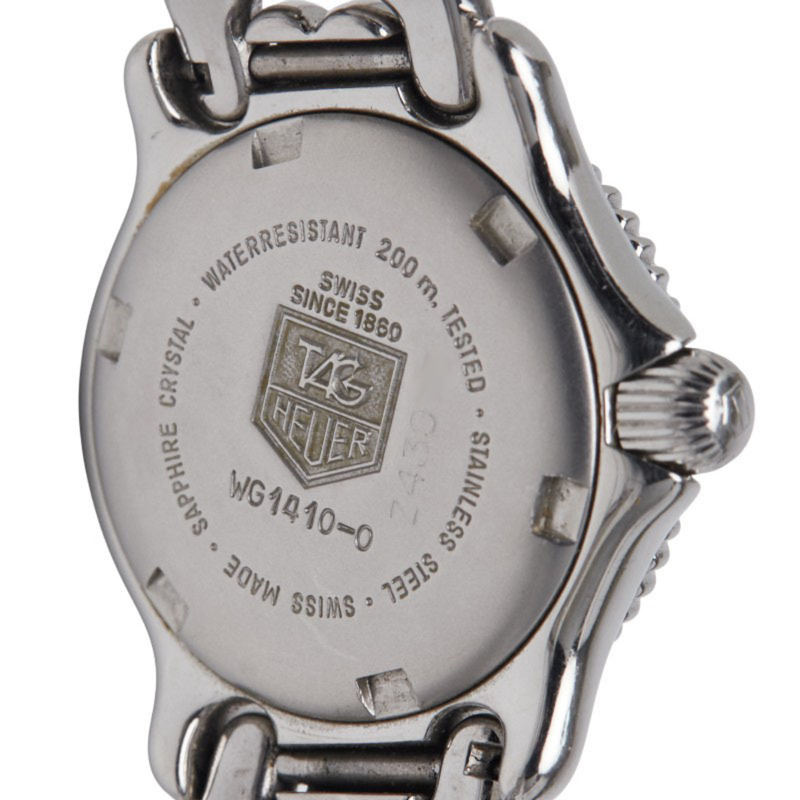 泰格豪雅 Cell 手錶 WG1410-0 石英 白色錶盤 不鏽鋼 女士腕錶 HEUER-3